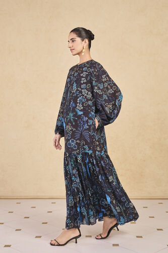 Avis Printed Kaftan - Blue, Blue, image 3